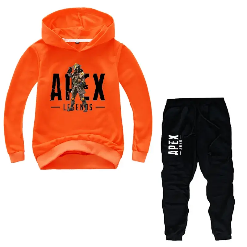 Purple ALEX Hoodie & Black Pants 2-Piece Set