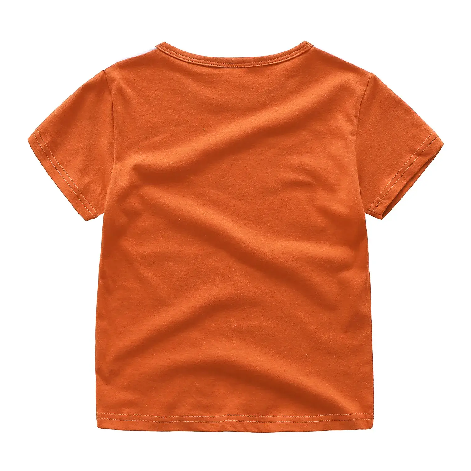2018 Kids Cartoon T-Shirt White Orange Short Sleeve — feature 13