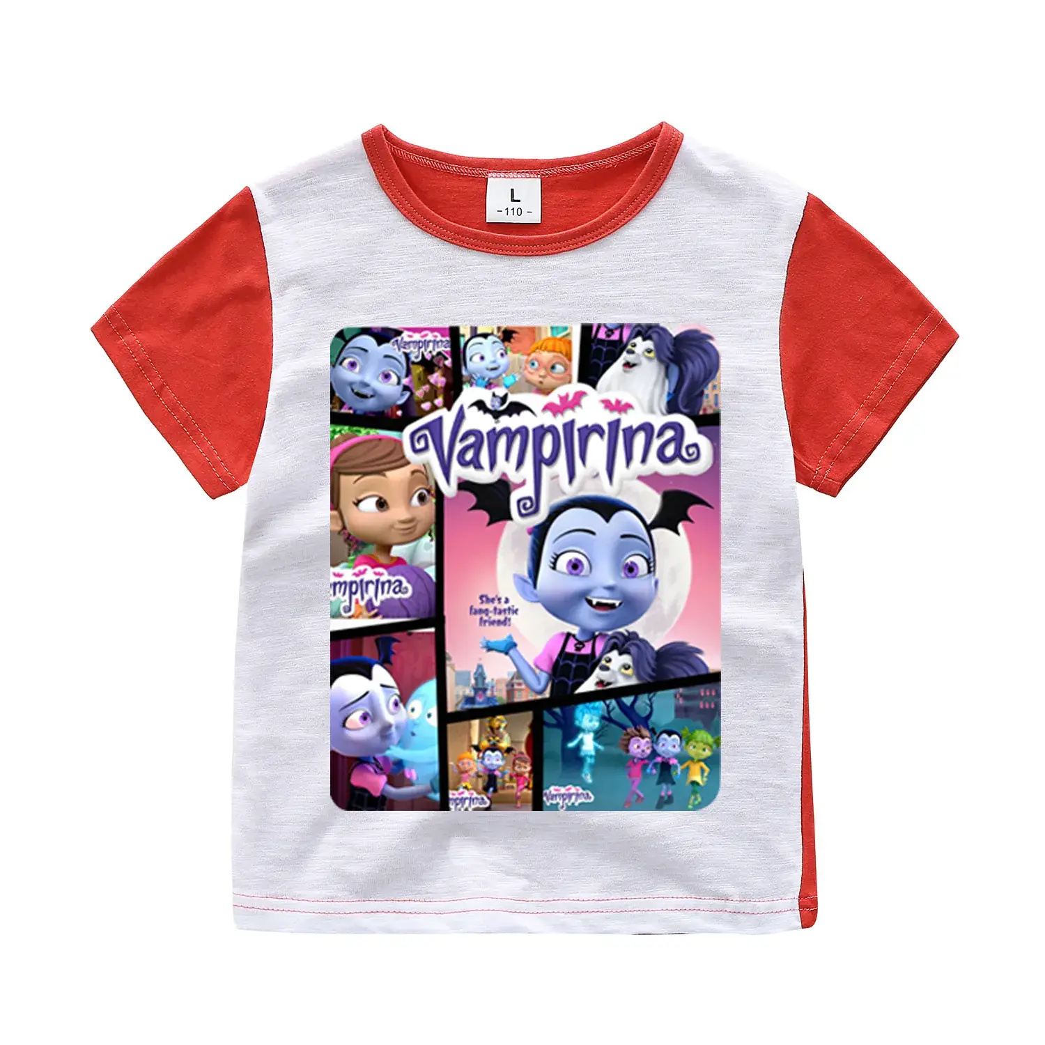 2018 Kids Cartoon T-Shirt White Orange Short Sleeve — feature 4