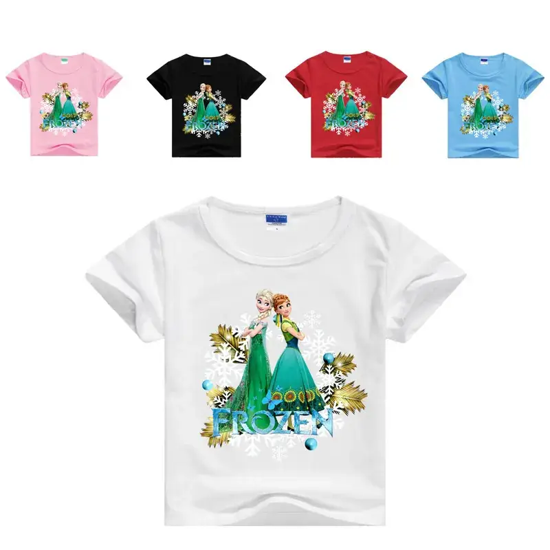 Frozen Elsa T-Shirt Red Kids 7637
