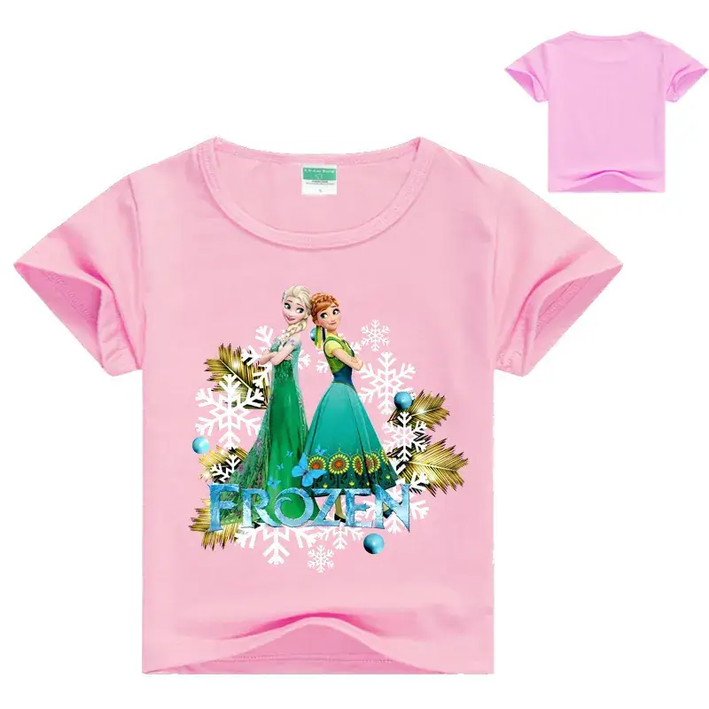 Frozen Elsa T-Shirt Red Kids 7637
