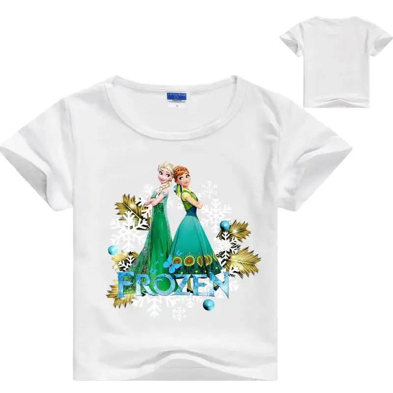 Frozen Elsa T-Shirt Red Kids 7637 — feature 2
