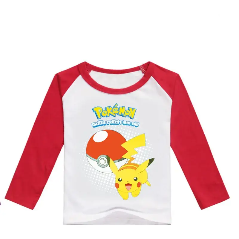 Kids Pokemon Long Sleeve T-Shirt Blue Medium to XL — feature 11