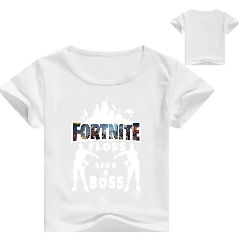Fortnite Boss Graphic T-Shirt for Kids Black Round Neck — feature 2