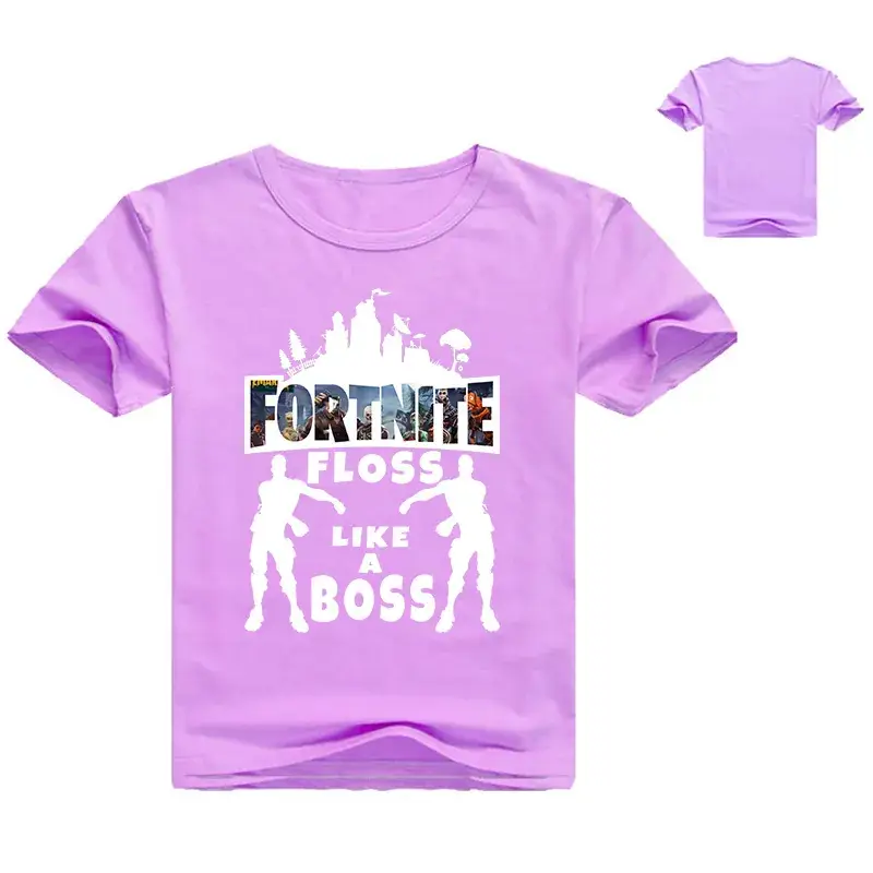 Fortnite Boss Graphic T-Shirt for Kids Black Round Neck — feature 6