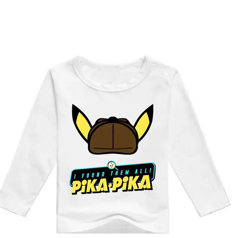 Pika Anime Long Sleeve Pink Shirt for Boys Girls 0353 — feature 2