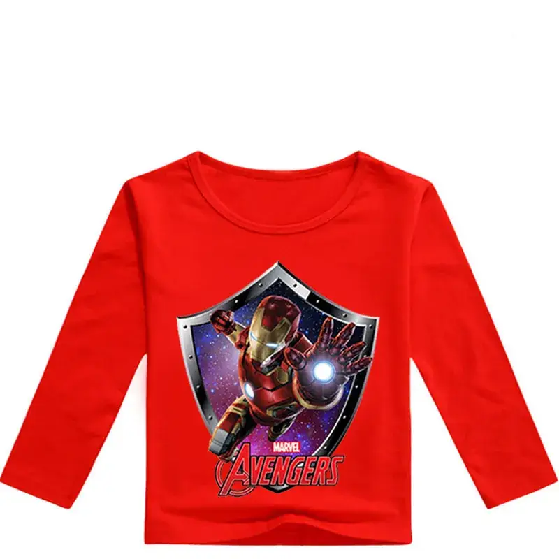 Children's Avengers Long Sleeve Yellow T-Shirt - Image 4