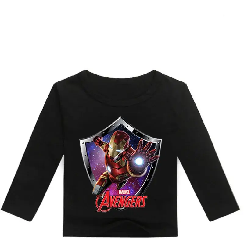 Children's Avengers Long Sleeve Yellow T-Shirt - Image 7
