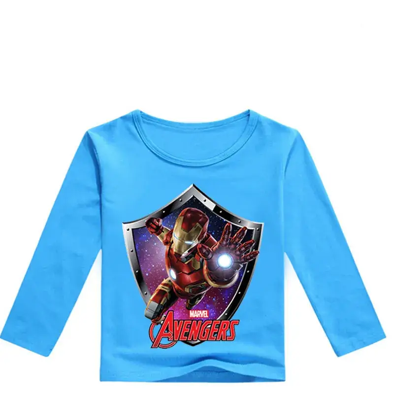Children's Avengers Long Sleeve Yellow T-Shirt - Image 8