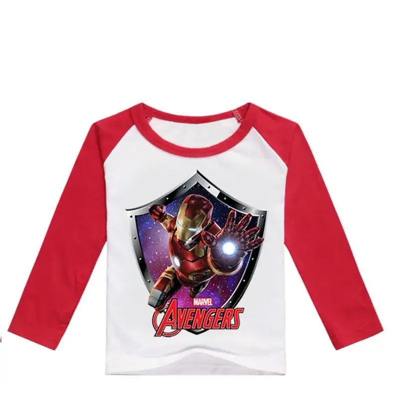 Children's Avengers Long Sleeve Yellow T-Shirt — feature 10