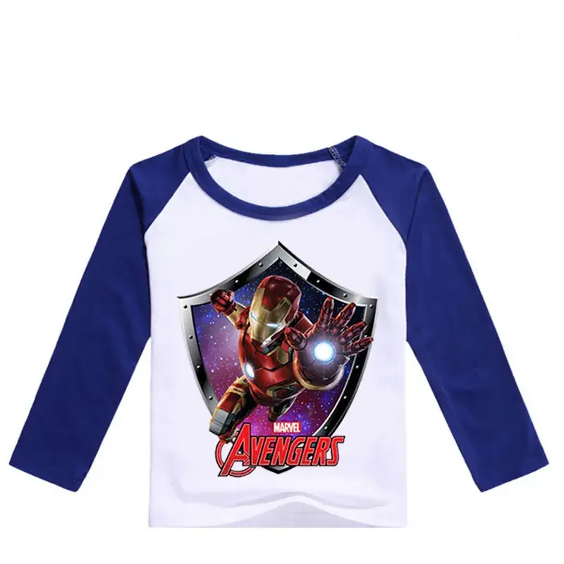 Children's Avengers Long Sleeve Yellow T-Shirt — feature 13