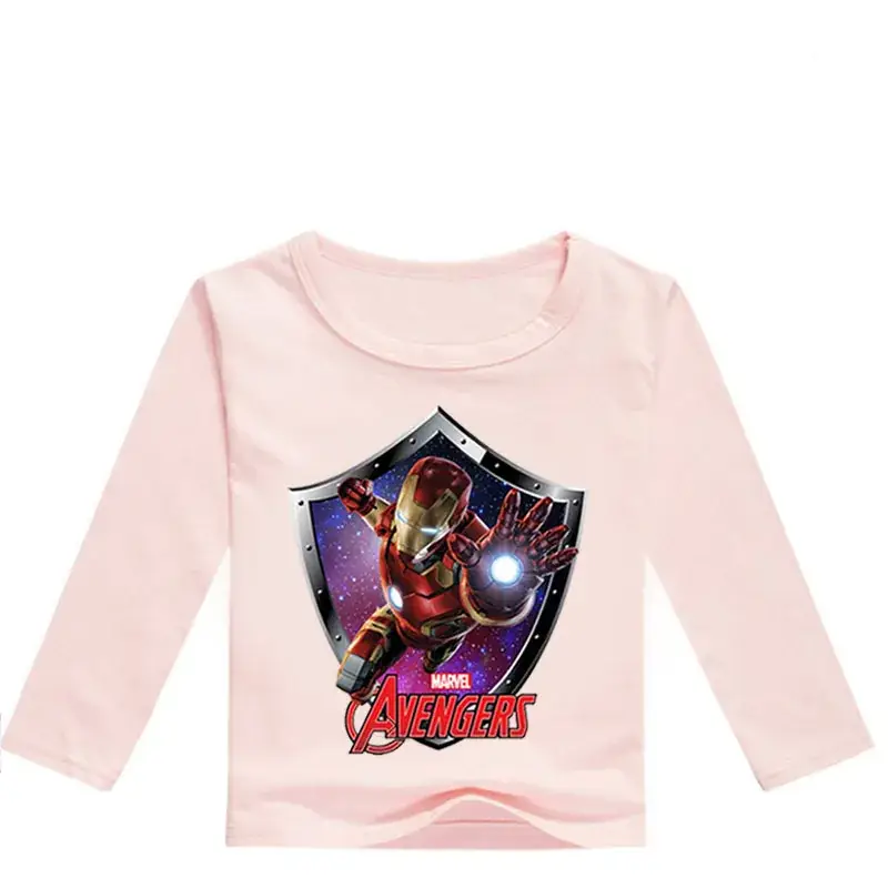 Children's Avengers Long Sleeve Yellow T-Shirt — feature 3