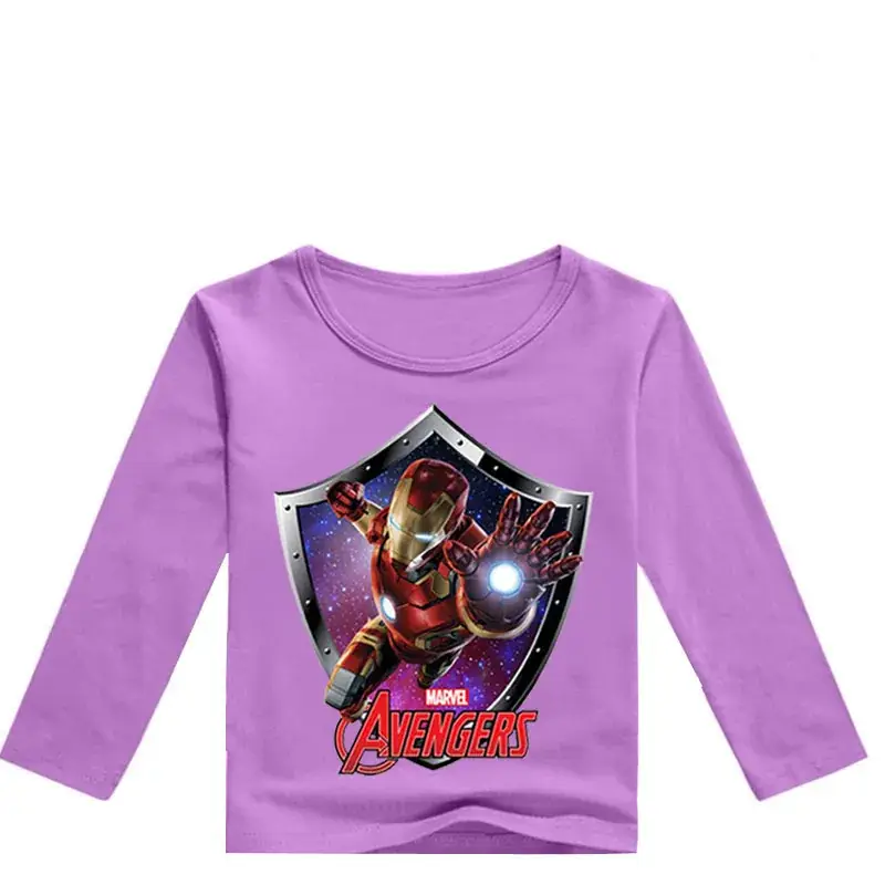 Children's Avengers Long Sleeve Yellow T-Shirt — feature 6