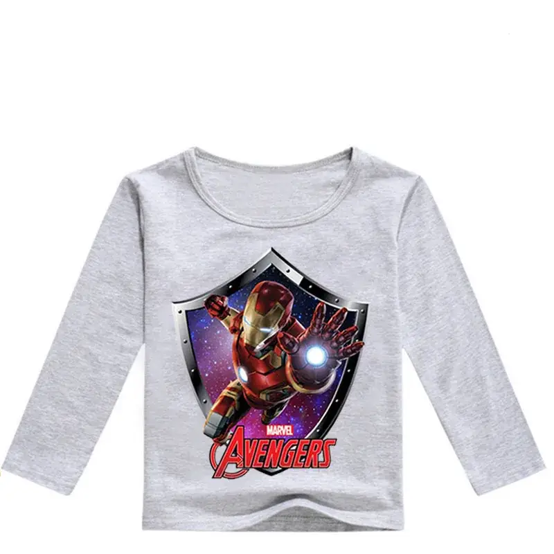 Children's Avengers Long Sleeve Yellow T-Shirt — feature 7