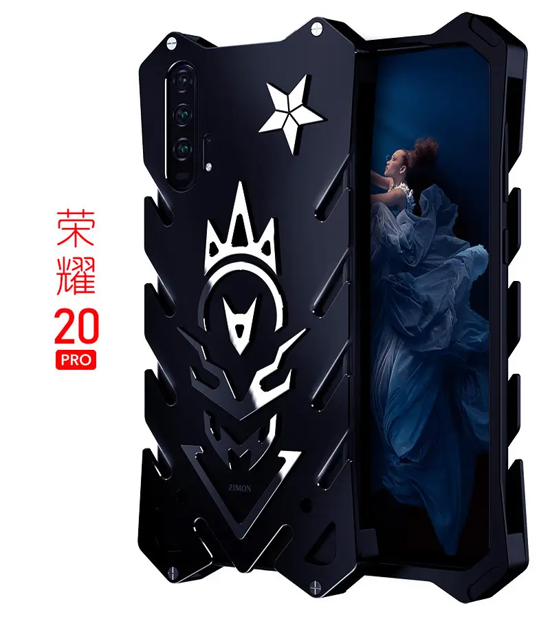 Honor 20s Metal Case with Crown Design Drop Resistant - Image 2