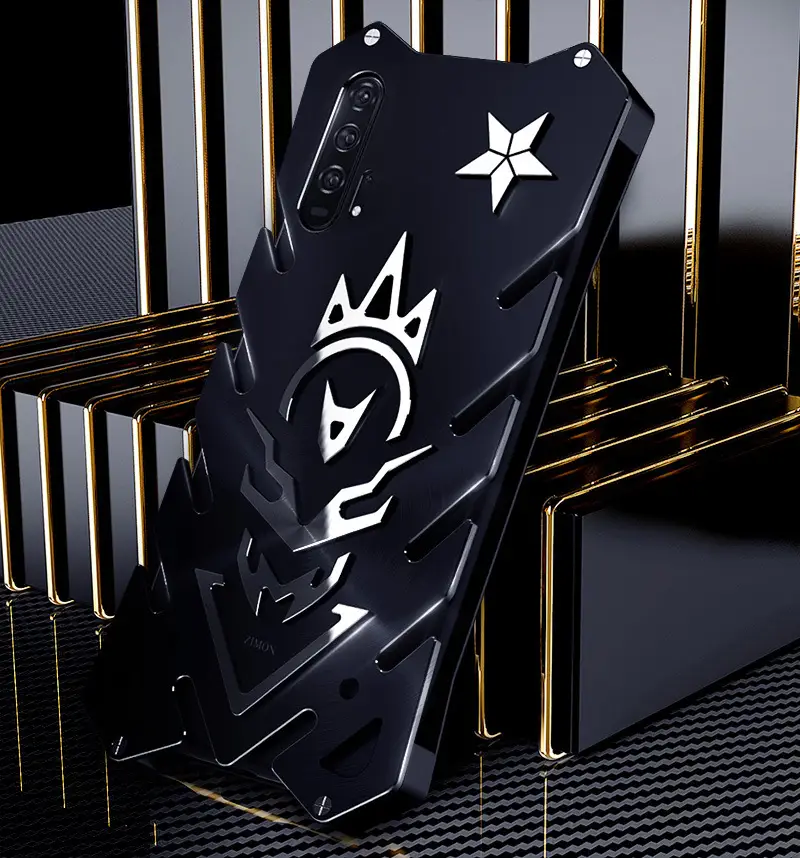 Honor 20s Metal Case with Crown Design Drop Resistant - Image 3