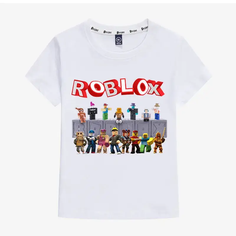 Kids Roblox Printed T-Shirt Grey 26C — feature 3