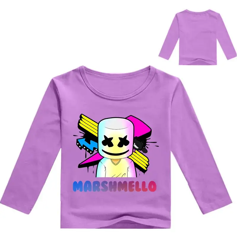 Marlhello Yellow Long Sleeve Kids Shirt - Image 5