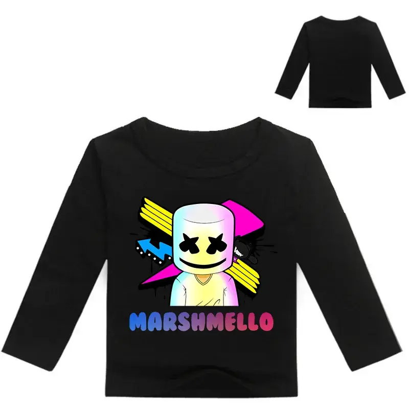Marlhello Yellow Long Sleeve Kids Shirt - Image 7