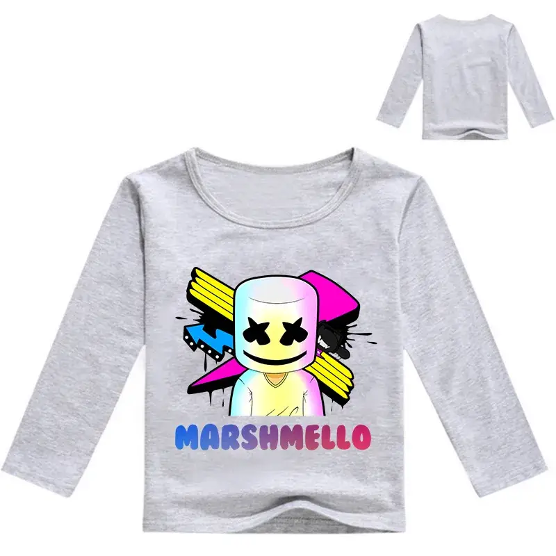 Marlhello Yellow Long Sleeve Kids Shirt - Image 6