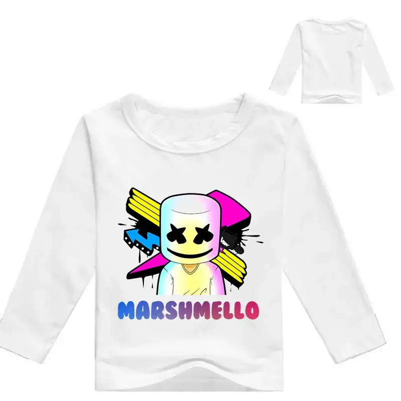 Marlhello Yellow Long Sleeve Kids Shirt — feature 2