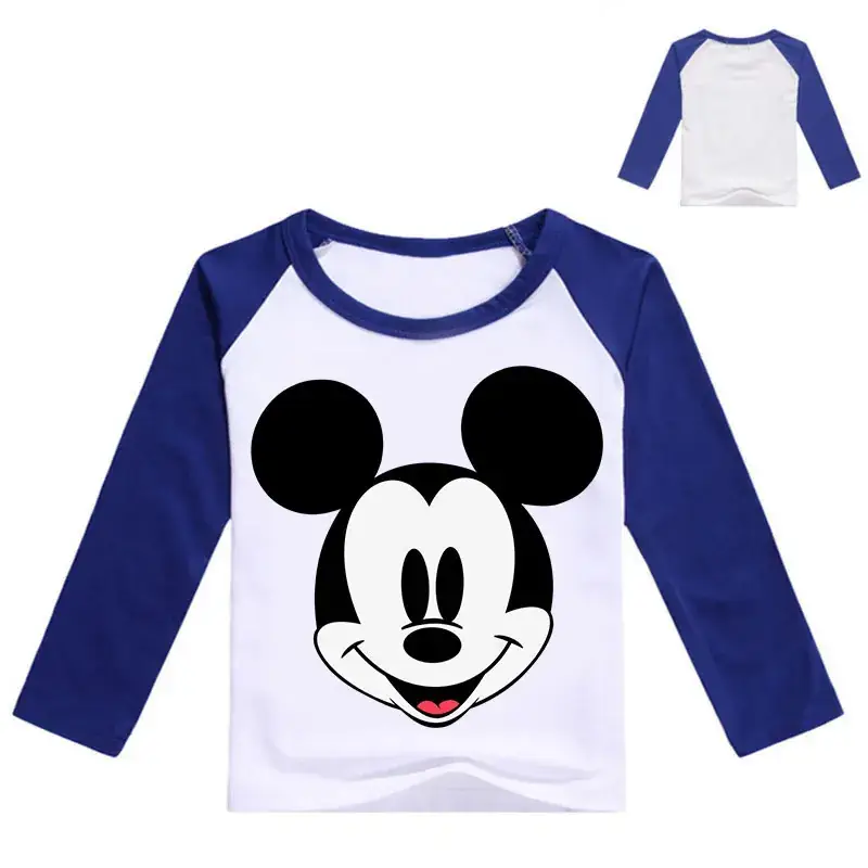 Mickey Mouse Long Sleeve T-Shirt Pink Kids 0297 — feature 10