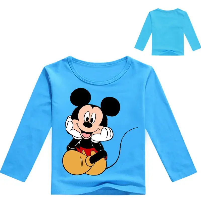 Mickey Mouse Long Sleeve T-Shirt Black Medium Large - Image 7