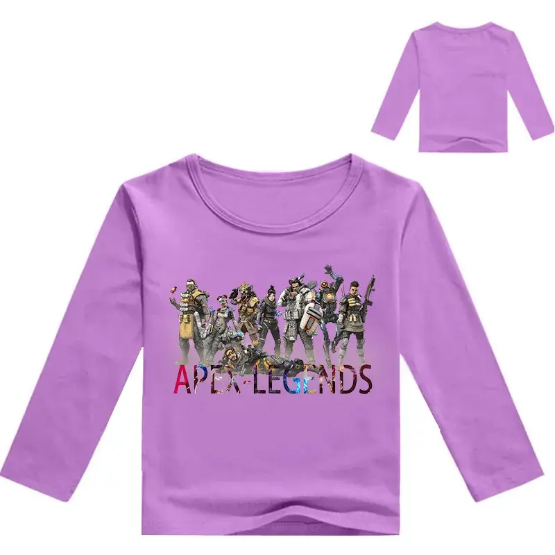 Children's Pink Apex Legends Long Sleeve Sweatshirt Set