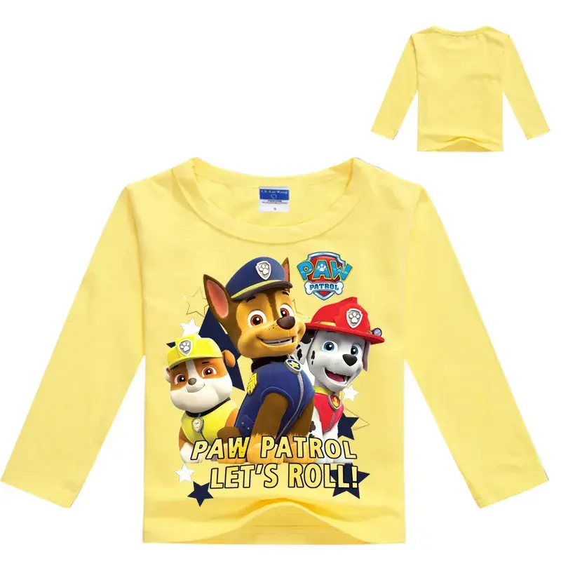 Kids Paw Patrol Long Sleeve T-Shirts Multicolor Wholesale — feature 8