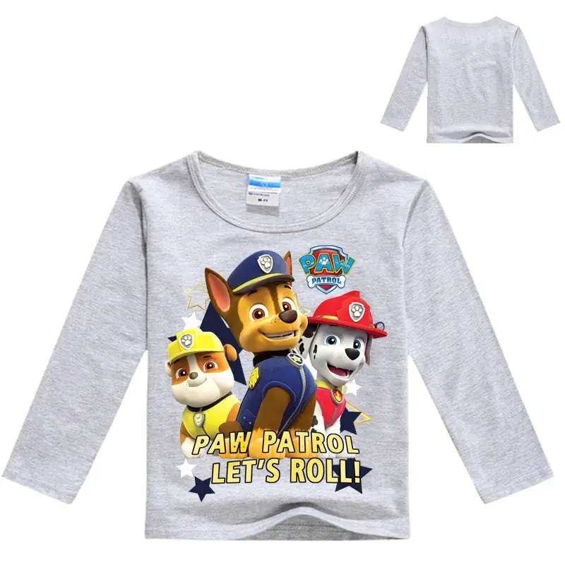 Kids Paw Patrol Long Sleeve T-Shirts Multicolor Wholesale - Image 4