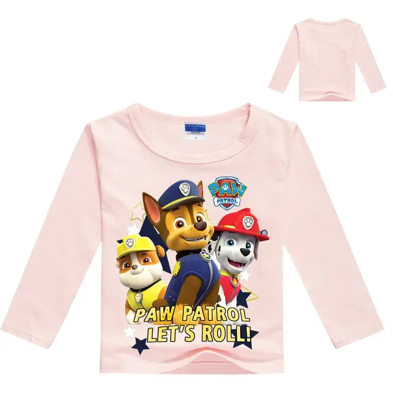 Kids Paw Patrol Long Sleeve T-Shirts Multicolor Wholesale - Image 7