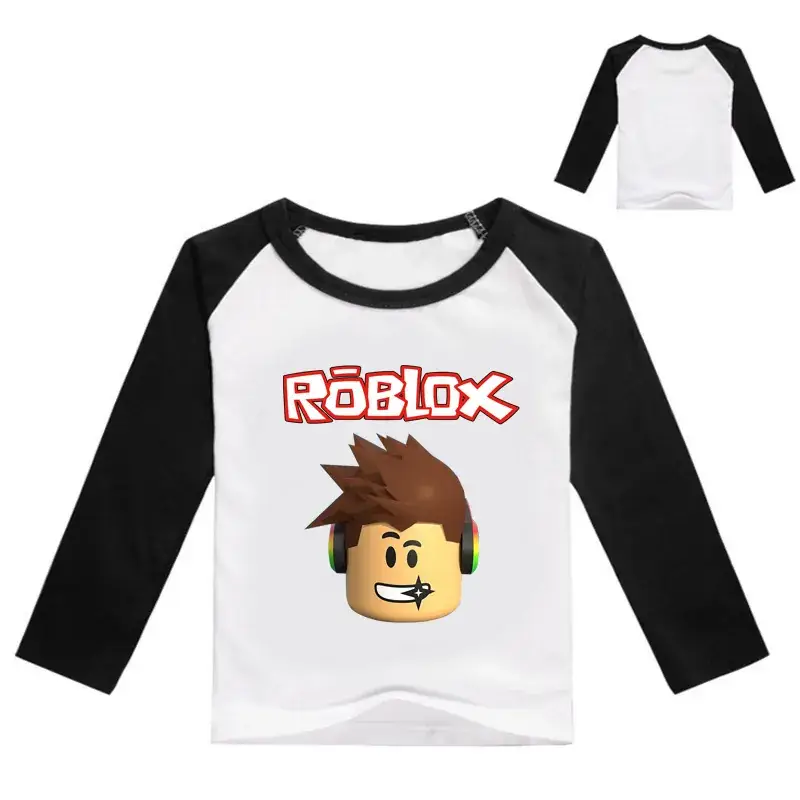 Roblox Boys Long Sleeve T-Shirt Red White — feature 3