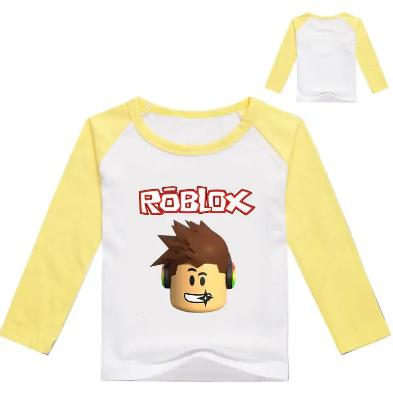 Roblox Boys Long Sleeve T-Shirt Red White — feature 4
