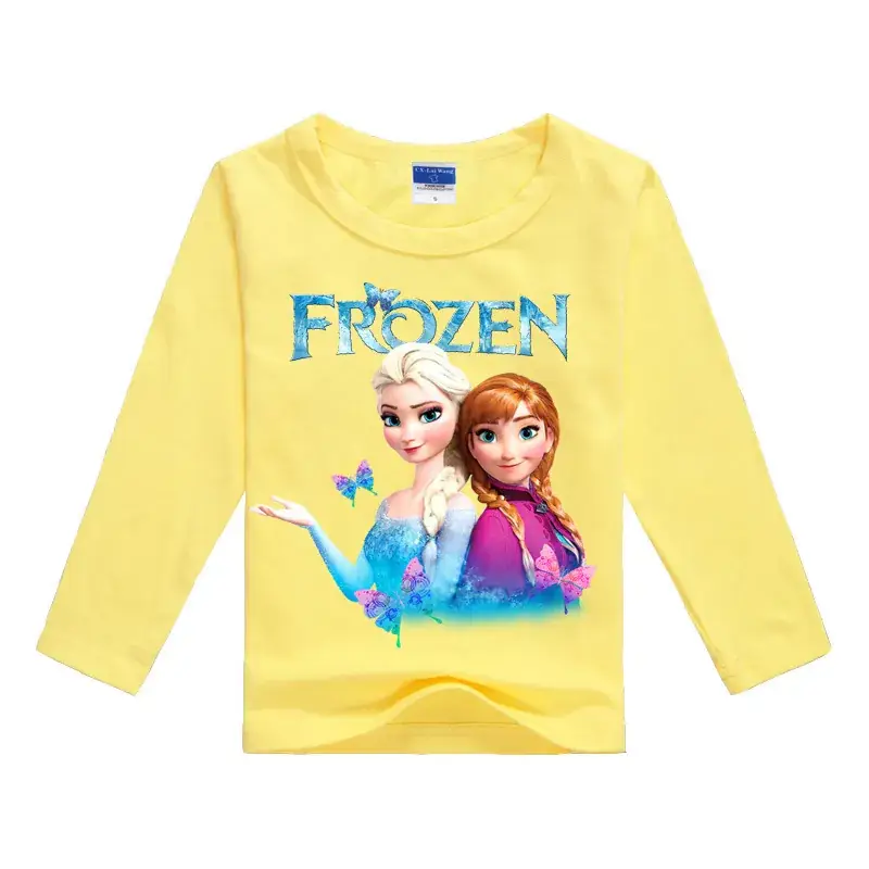 Frozen Long Sleeve T-Shirt Yellow Girls