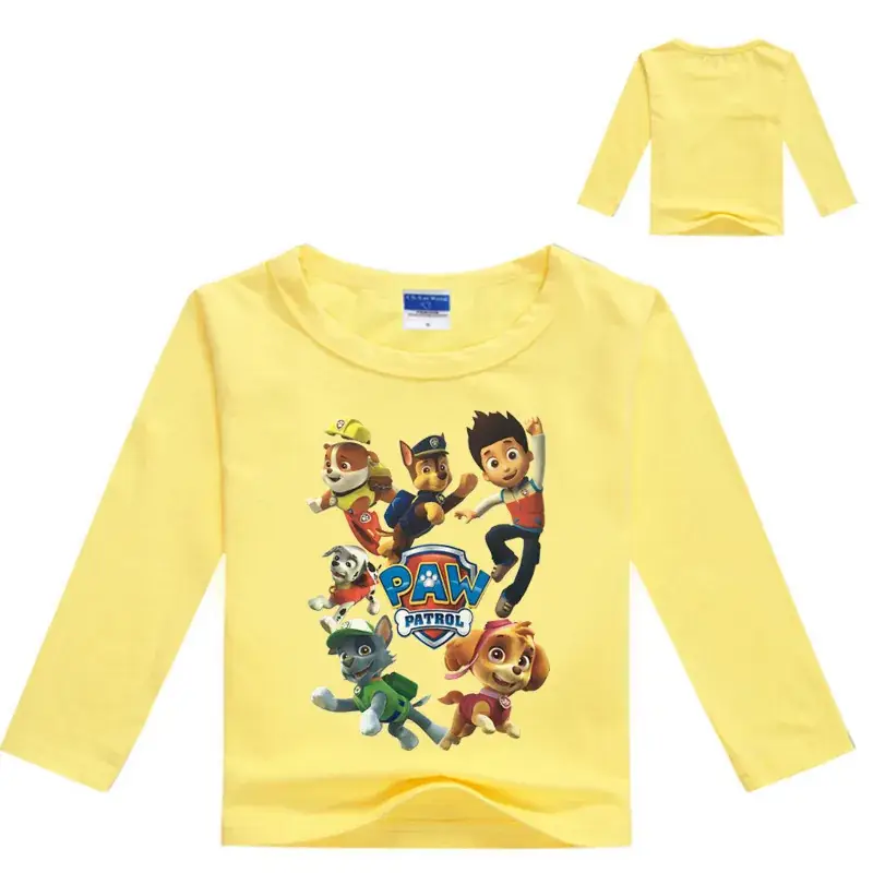 Kids Cartoon Long Sleeve T-Shirt Black 7195 - Image 12