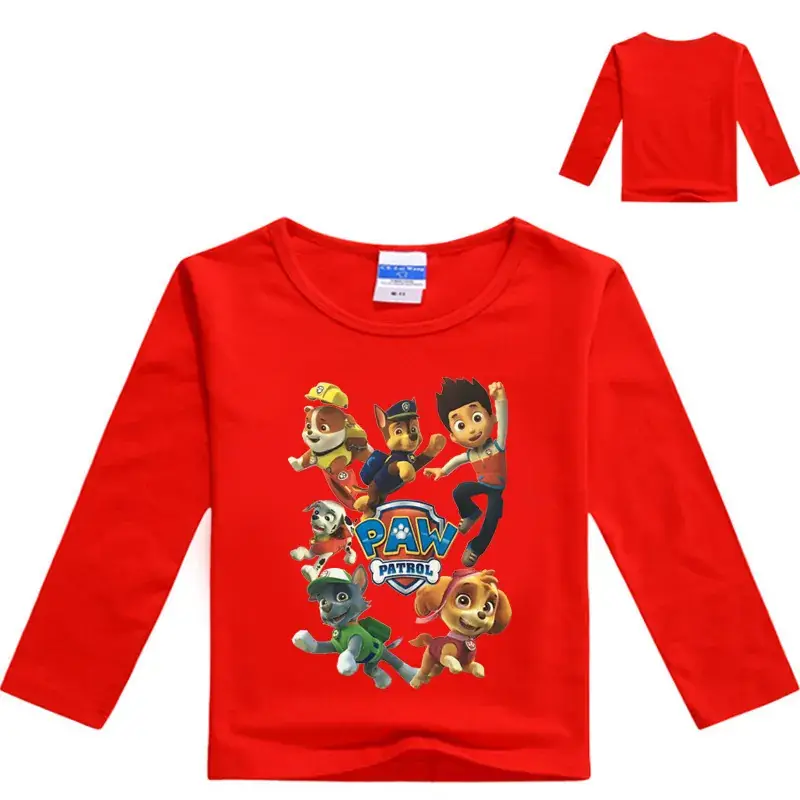 Kids Cartoon Long Sleeve T-Shirt Black 7195 — feature 5