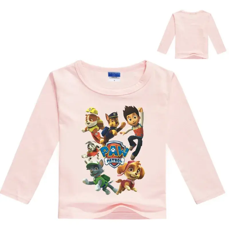 Kids Cartoon Long Sleeve T-Shirt Black 7195 — feature 7