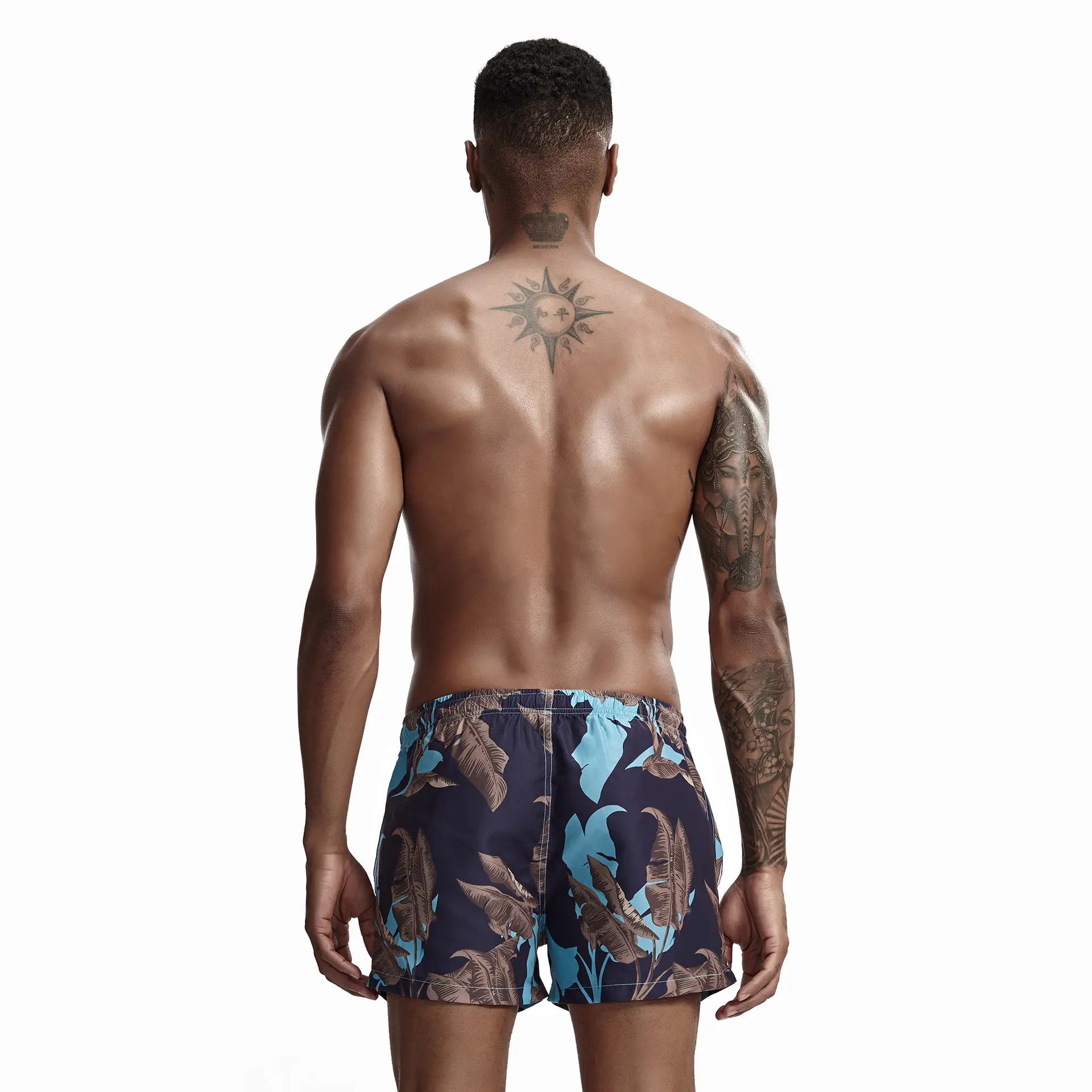 Men's Camo Printed Beach Shorts Loose Quick-Drying Export Wholesale
