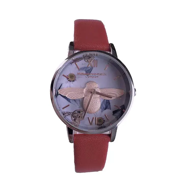 Women's Bee Design Watch White Shell Light Luxury - Image 10