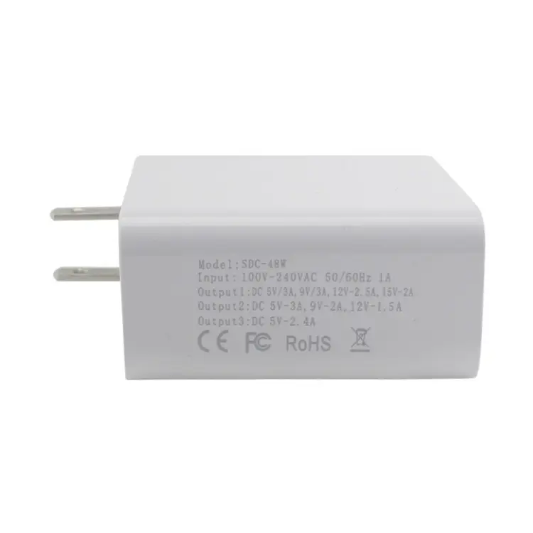 48W Dual USB QC3.0 PD Fast Charging Charger - Image 3