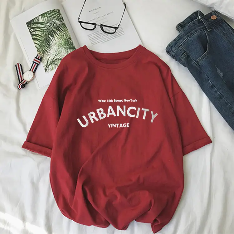 Women Urbanity Vintage Short Sleeve T-Shirt Yellow