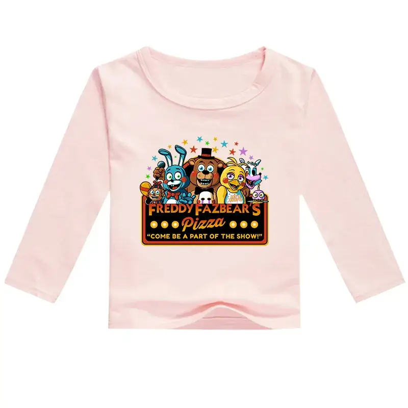 Freddie & Beat's Cartoon Long Sleeve T-Shirt White Yellow