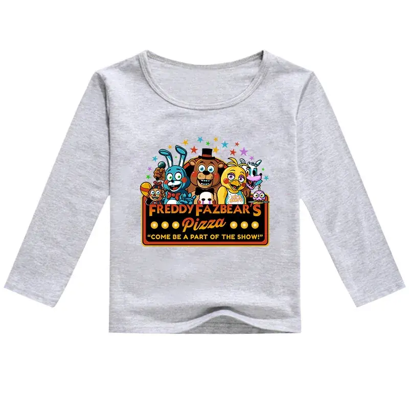 Freddie & Beat's Cartoon Long Sleeve T-Shirt White Yellow