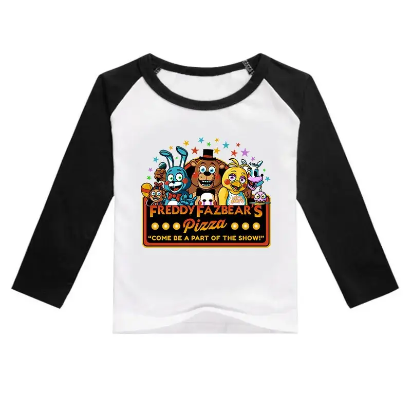 Freddie & Beat's Cartoon Long Sleeve T-Shirt White Yellow