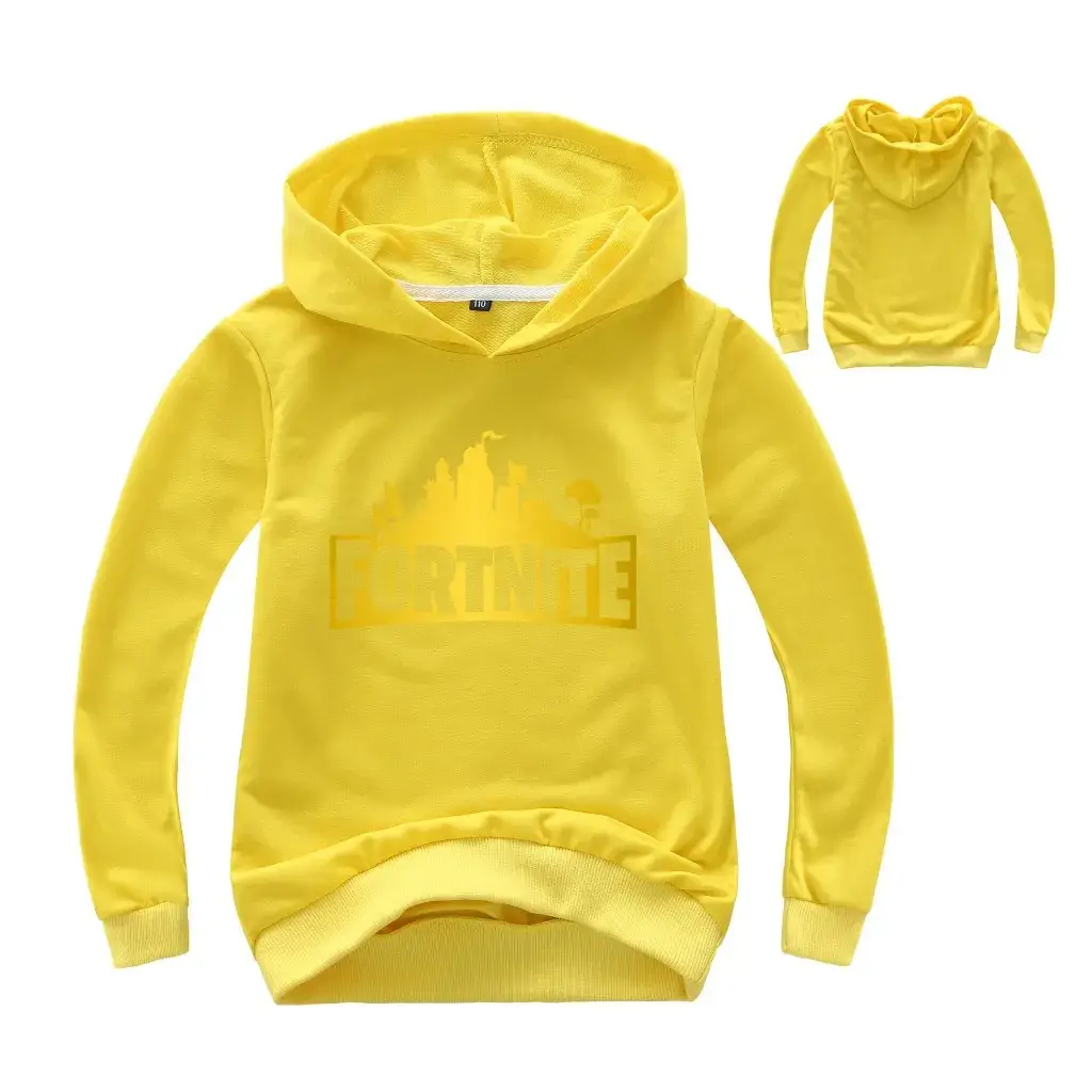 Pink Fortnite Hoodie Set for Kids Spring Autumn - Image 2