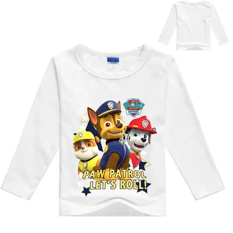 Paw Patrol Long Sleeve T-Shirt for Kids Pink — feature 9