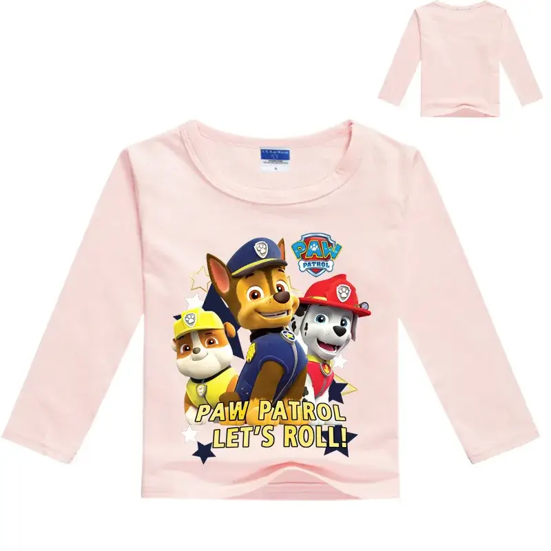 Paw Patrol Long Sleeve T-Shirt for Kids Pink