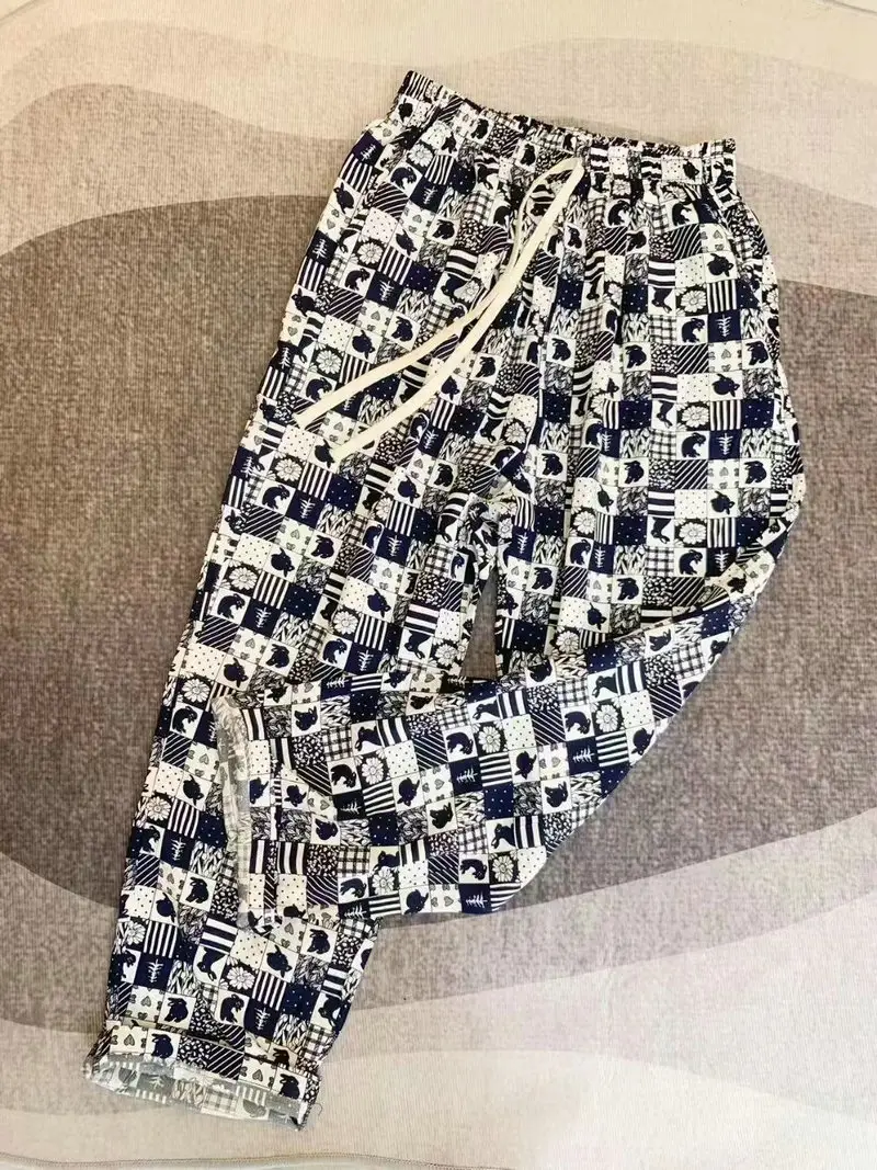 Bohemian Radish Pants Ethnic Floral Print Summer — feature 28