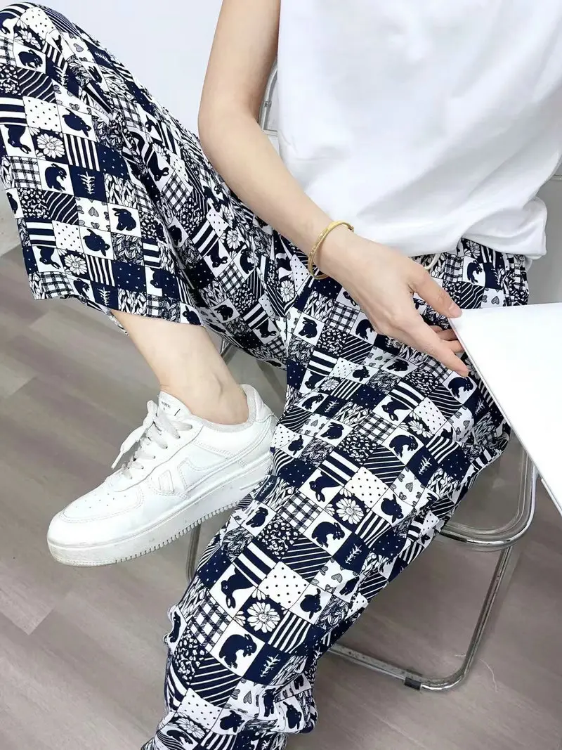 Bohemian Radish Pants Ethnic Floral Print Summer — feature 25