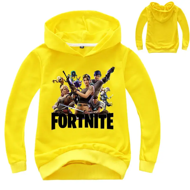 Fortnite Printed Pink Hoodie for Girls Long Sleeve - Image 2